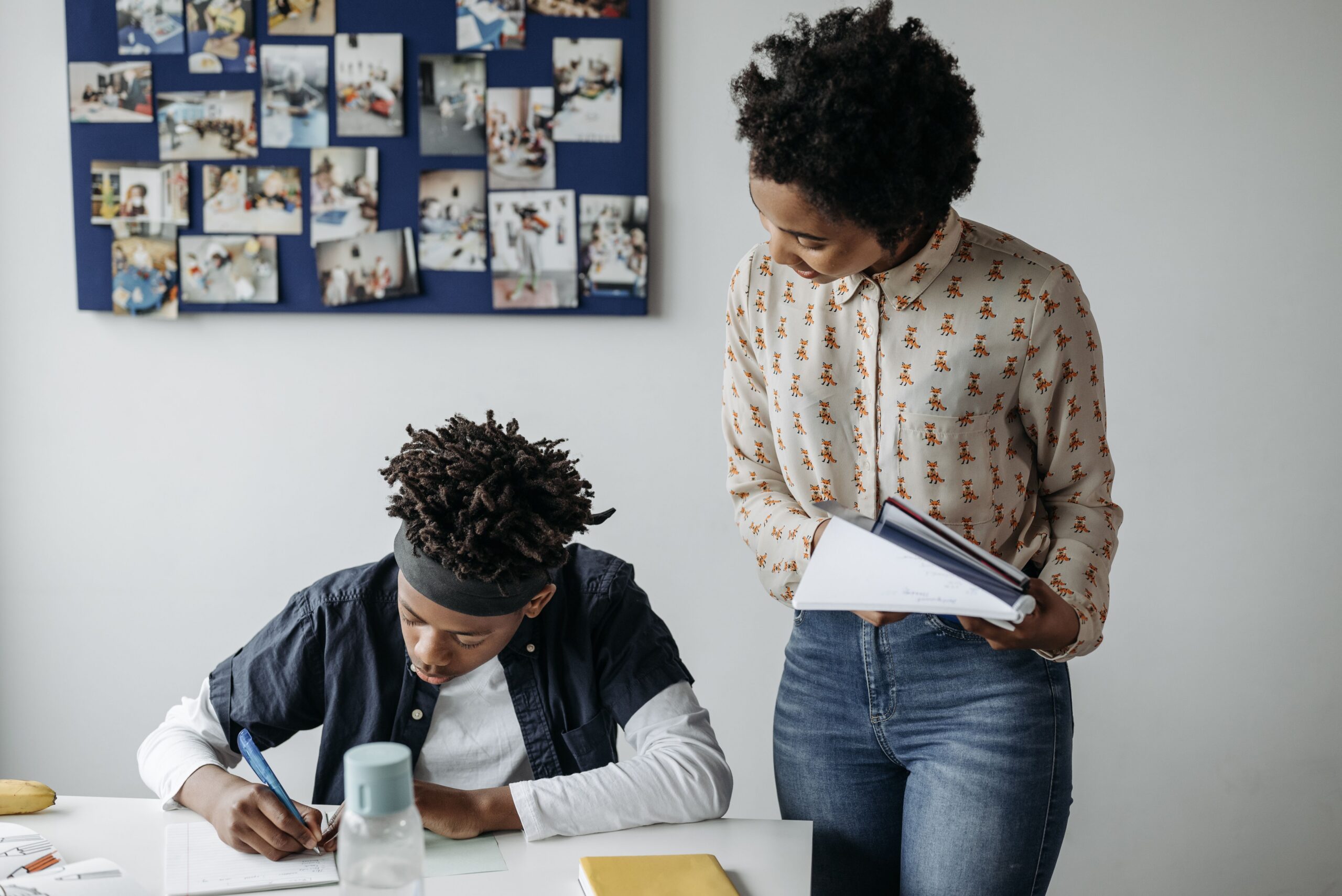 Teacher and student